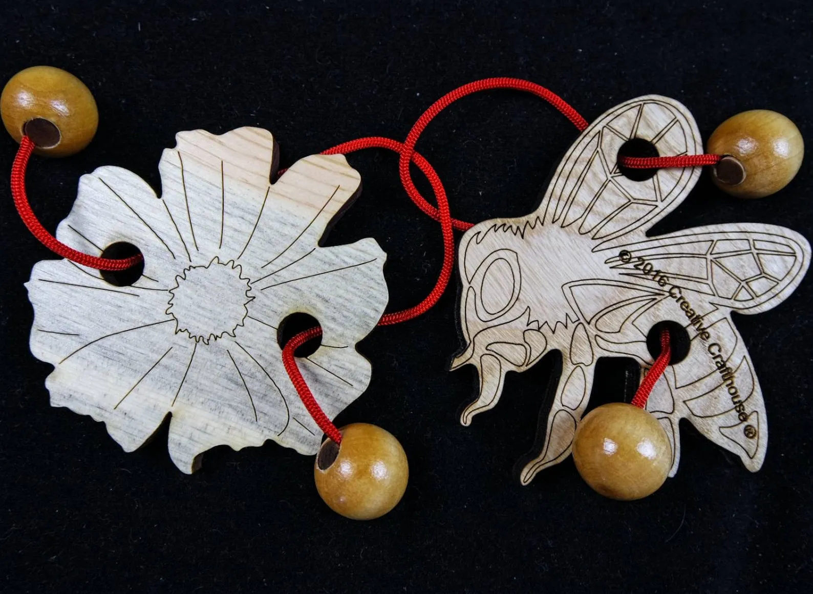 Double Trouble Honey Bee String Puzzle