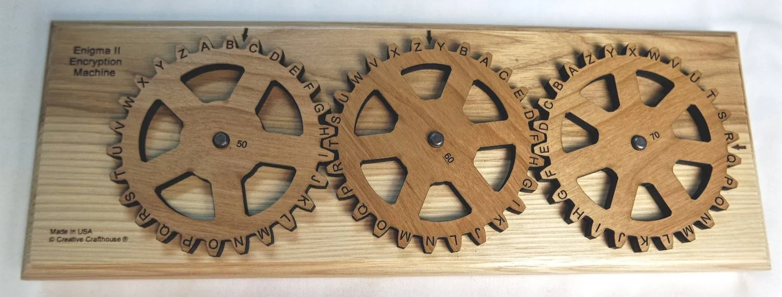 Enigma II Encryption Machine and Puzzle size large ? Encode and decode secret messages