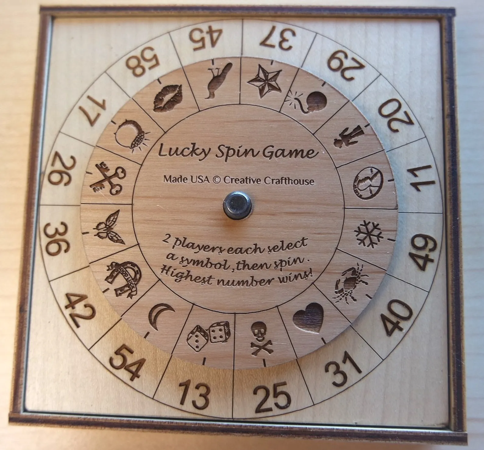 Lucky Spin Game - 2 Person Roulette Game