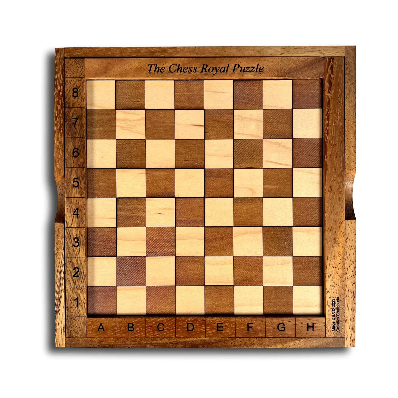 Handcrafted Wooden Bricked Puzzle ? Challenging 5-Piece Brain Teaser with 24 Unique Solutions | Perfect Gift for Puzzle Enthusiasts - Image 3