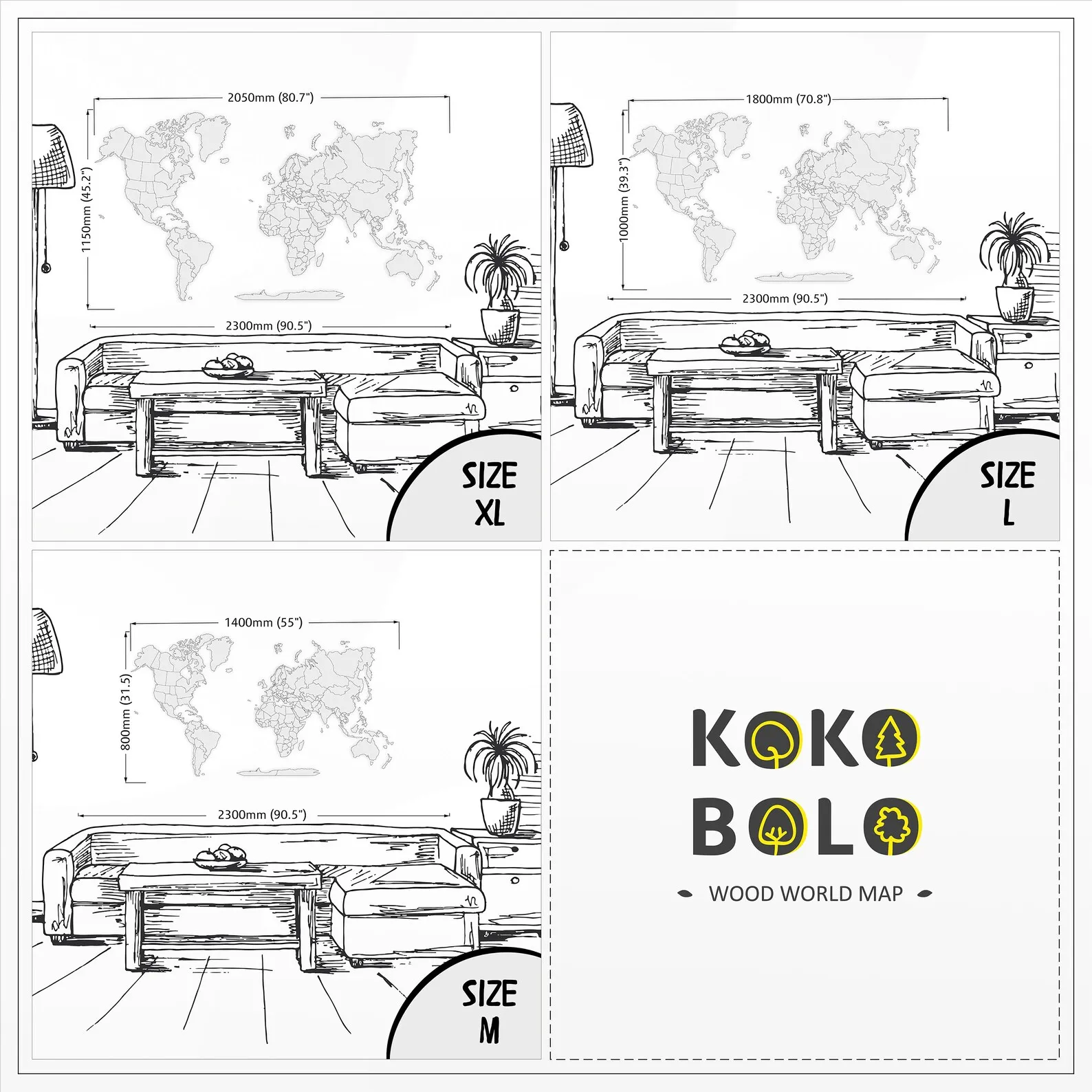 3D Wooden World Map Wall Art: Beige Home Decor - Image 8