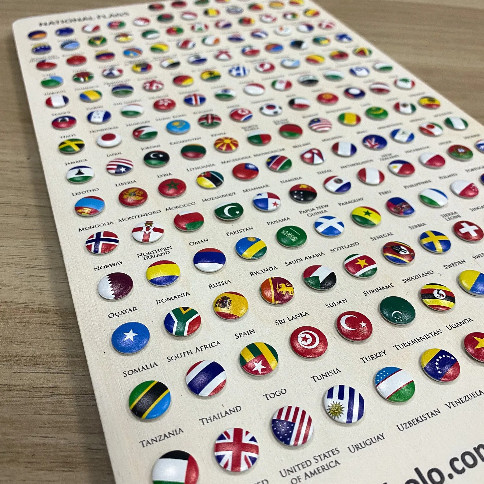 3D Wooden World Map Push Pin Board: Anniversary Travel Gift - Image 9