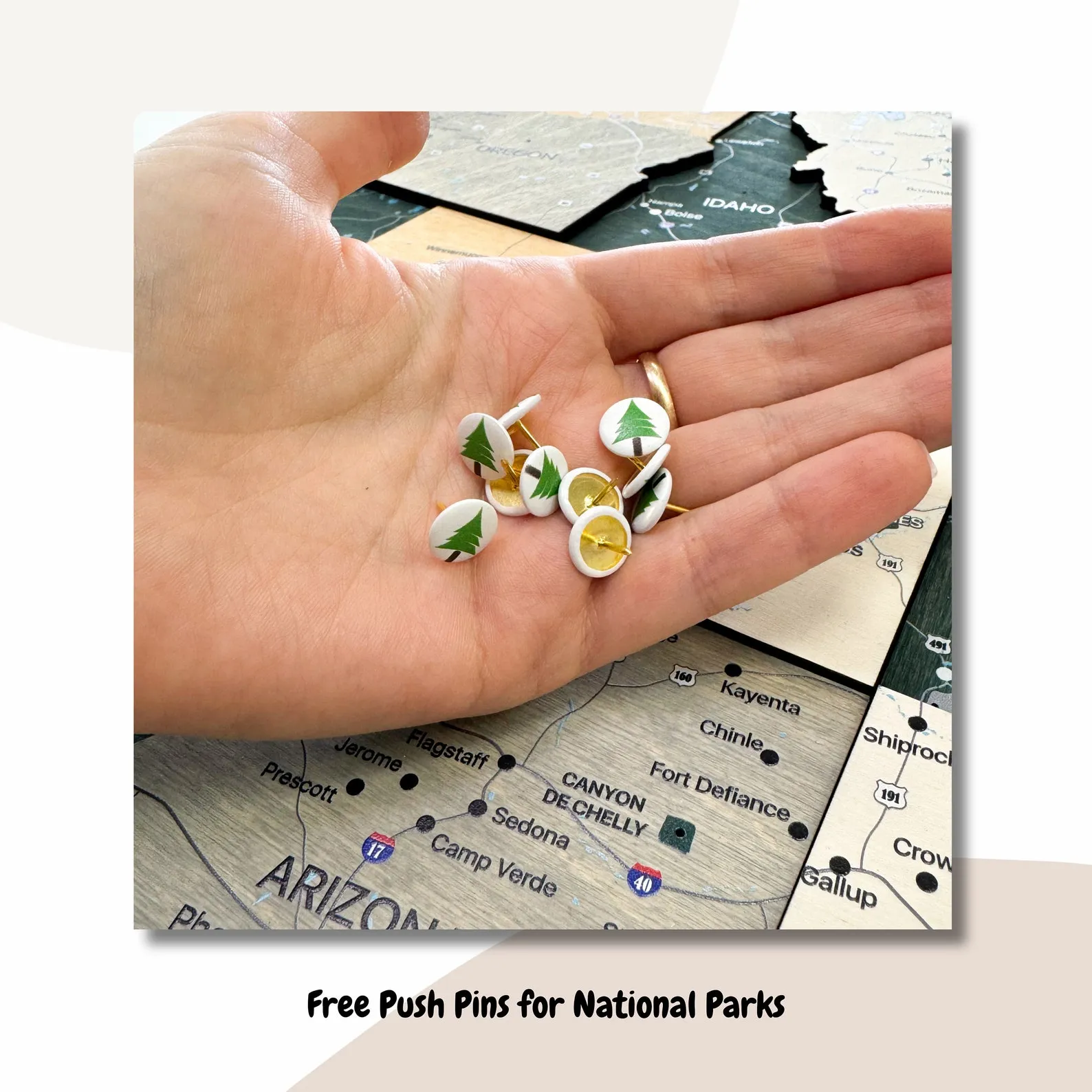 50 States US Wood Map: Personalized Travel Itinerary - Image 7