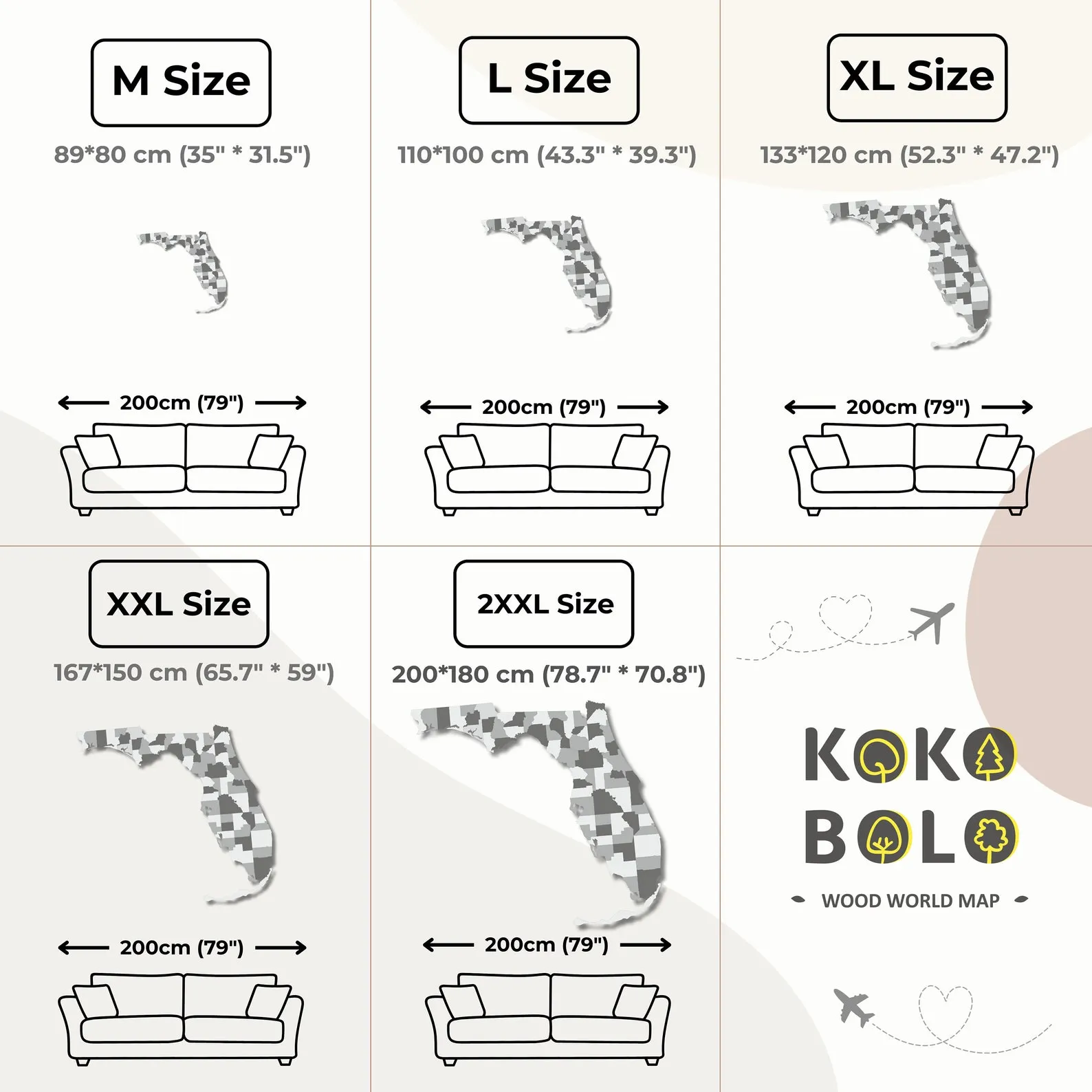 Wooden Florida Wall Map: Loft Style Home Decor - Image 8