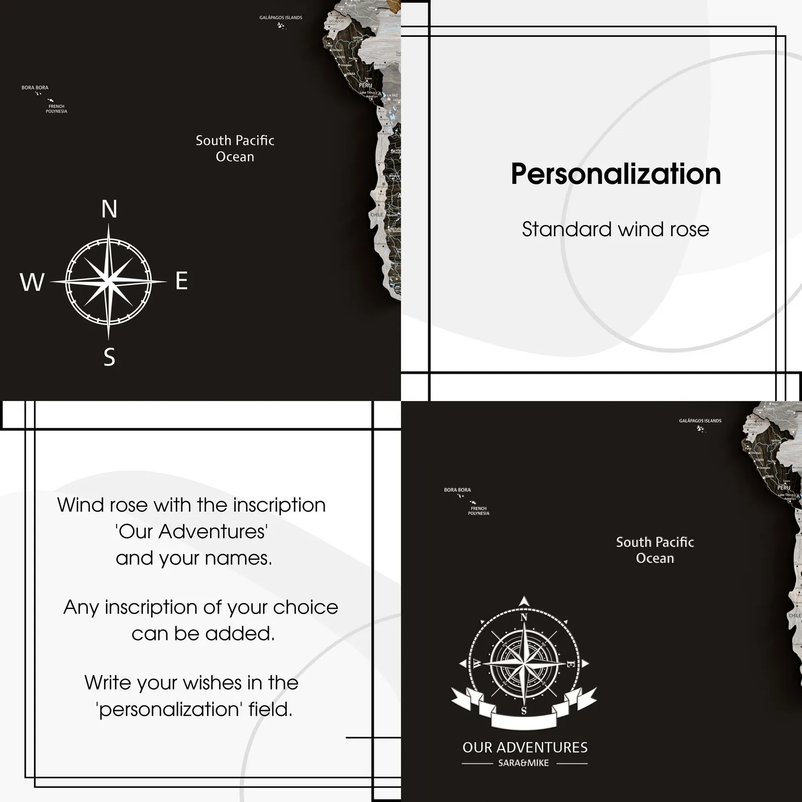 3D Wooden World Map Wall Art: Push Pin Travel Decor - Image 10