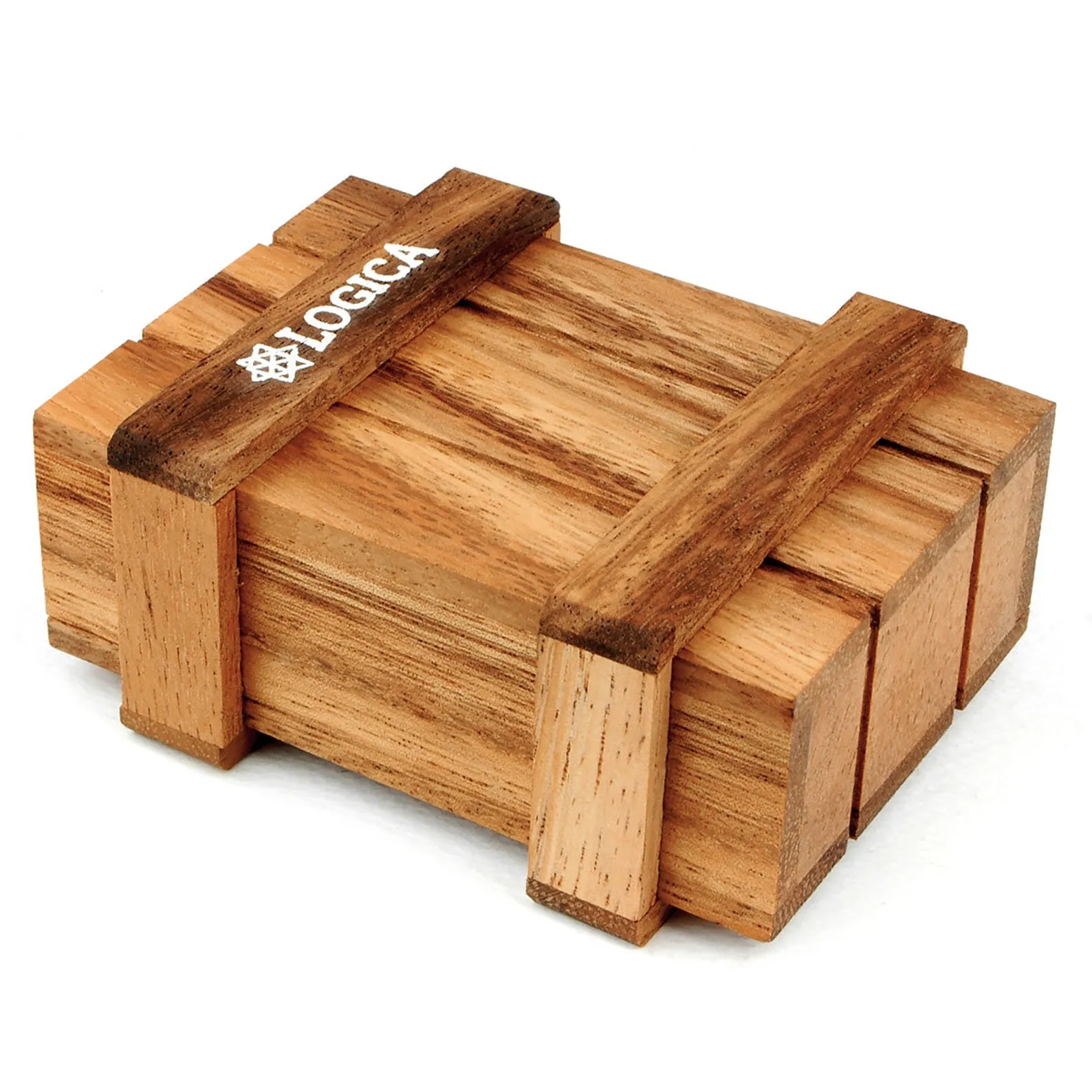 Pandora Box M - Wooden Brain Teaser - Secret Box - Difficulty 3/6 Hard - Magic Money Box - Leonardo da Vinci Collection