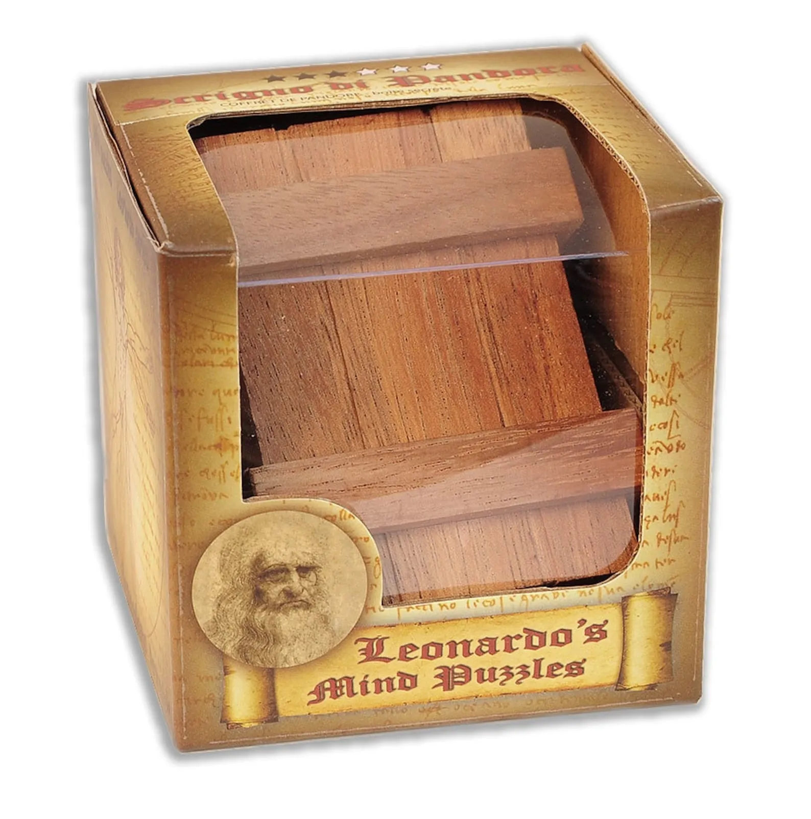 Pandora Box M - Wooden Brain Teaser - Secret Box - Difficulty 3/6 Hard - Magic Money Box - Leonardo da Vinci Collection - Image 4