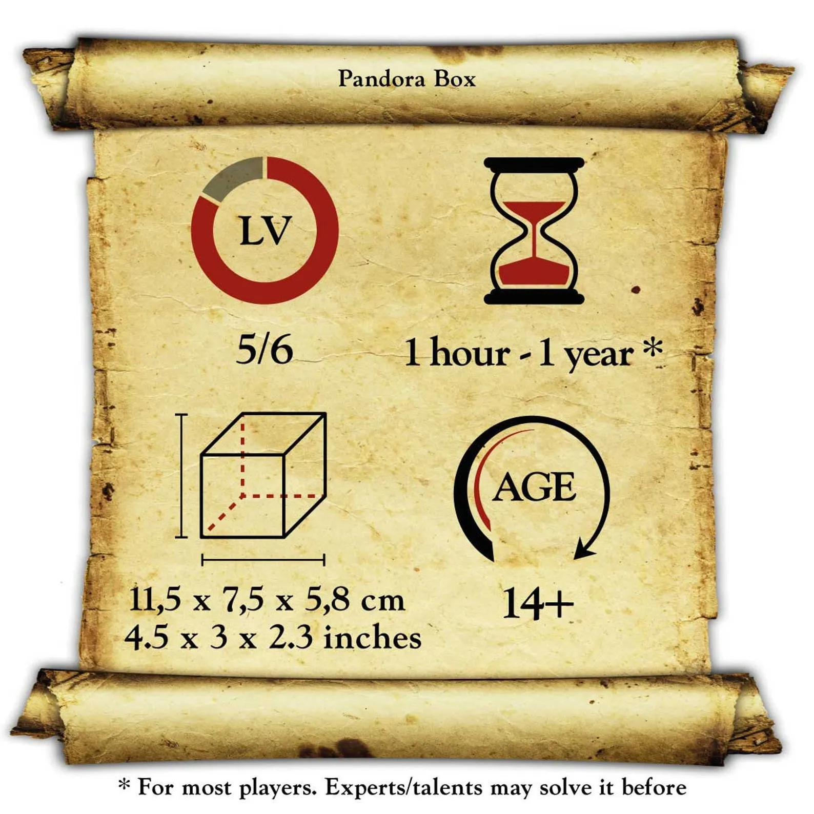 Pandora Box - Puzzle Box - Difficulty 5/6 Incredible - Leonardo da Vinci Collection - Secret Gift Box - Image 7