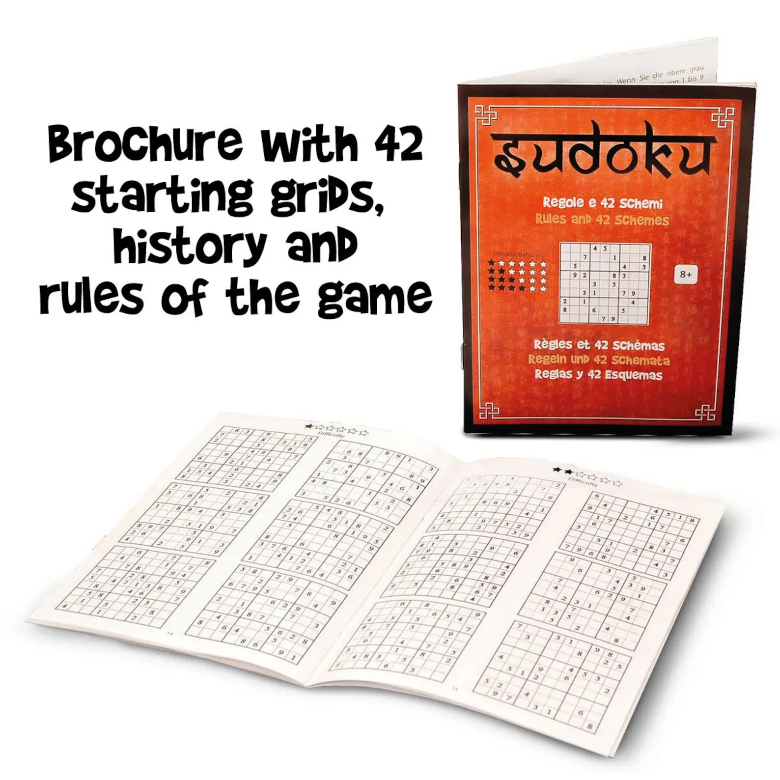 Sudoku - Mixed Difficulties - Wooden Box - Brochure Included - Image 3