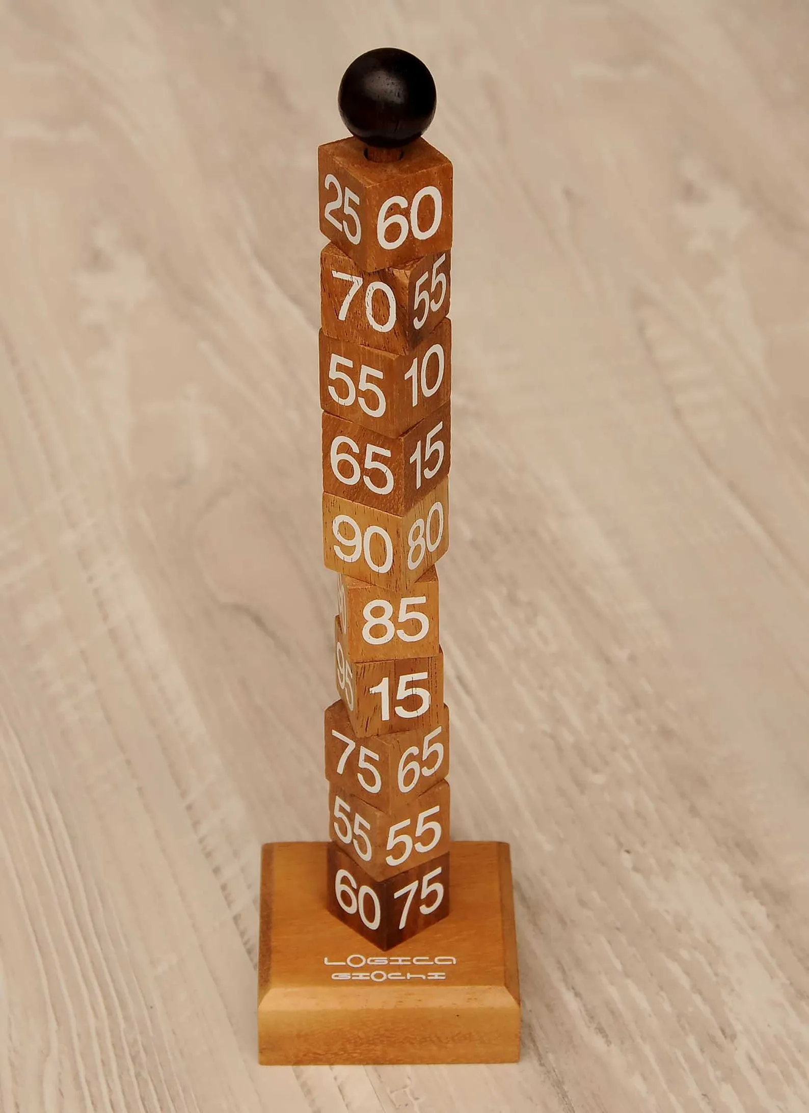 Math Tower - Mathematical Puzzle in Fine Wood - Difficulty 5/6 Incredible - Euclide Series - Image 6