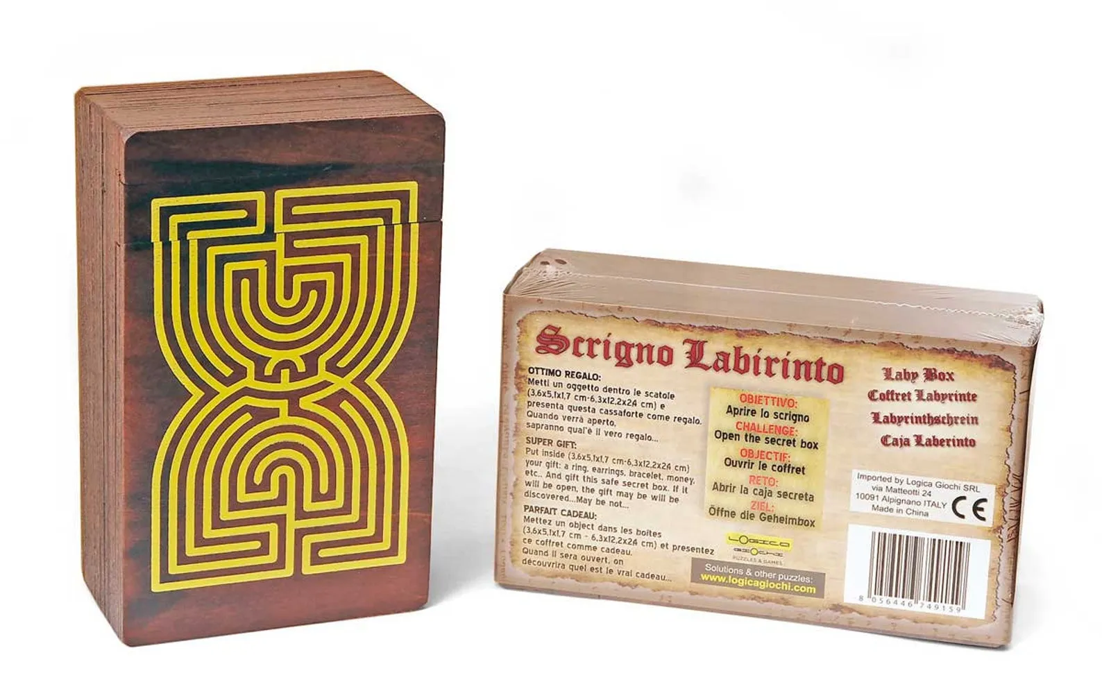 Labyrinth Puzzle Box - Wooden Brain Teaser - Secret Safe - Difficulty 5/6 Incredible - Leonardo da Vinci Collection - Image 4