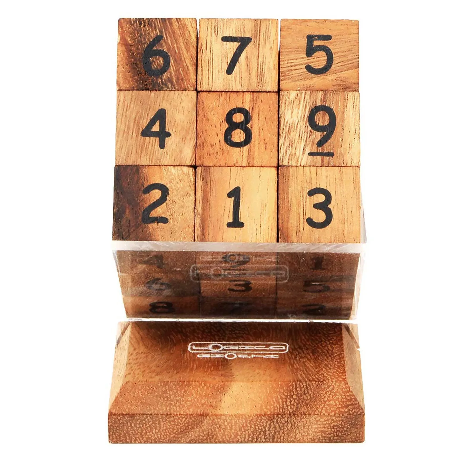 Sudoku Cube 3D - Wooden Brain Teaser - Tridimensional Sudoku