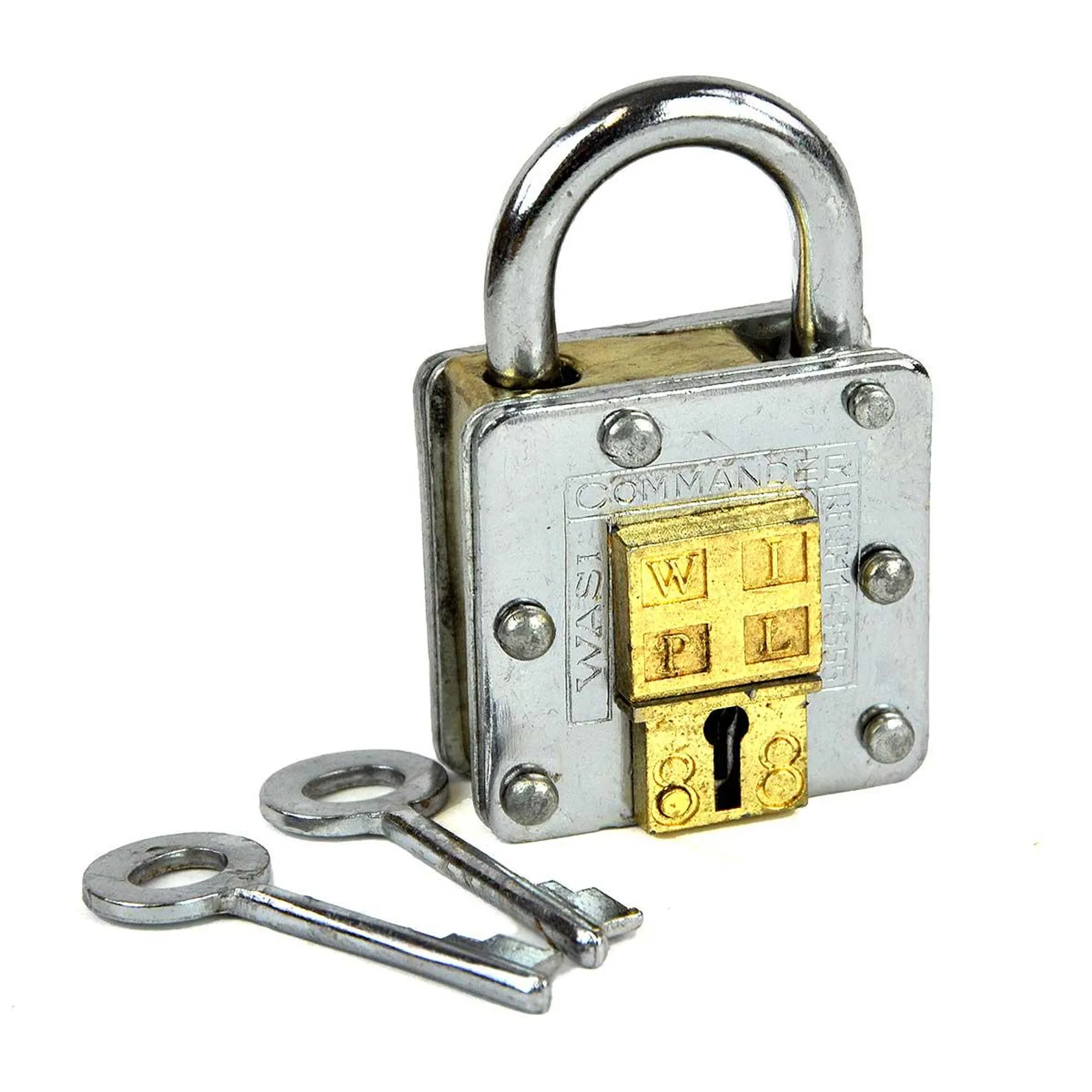 Secret of Delhi - Secret Padlock in Metal - Difficulty 3/6 Hard - Travelers Collection