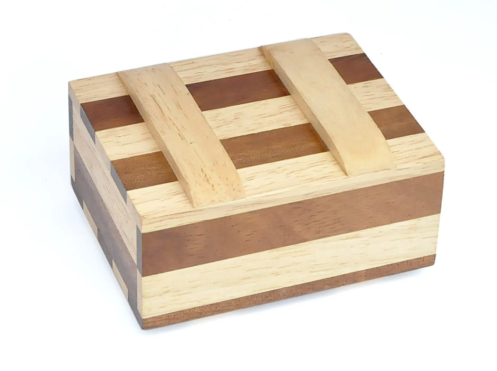 Zebra Box - Wooden Brain Teaser - Secret Box - Difficulty 3/6 Hard - Magic Money Box - Leonardo da Vinci Collection