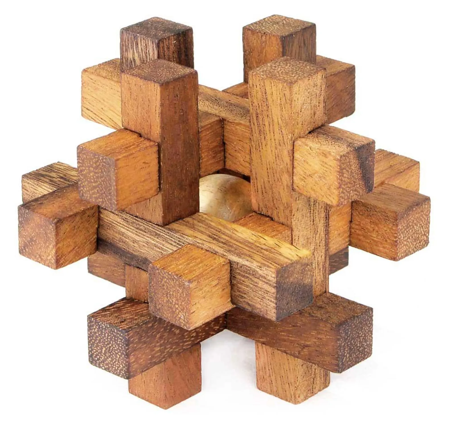 Arno - 3D Brain Teaser in Fine Wood - Difficulty 4/6 Extreme - Leonardo da Vinci Collection