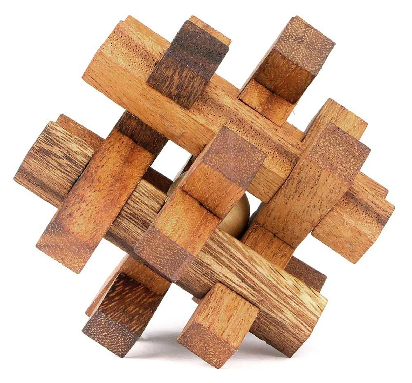 Arno - 3D Brain Teaser in Fine Wood - Difficulty 4/6 Extreme - Leonardo da Vinci Collection - Image 2