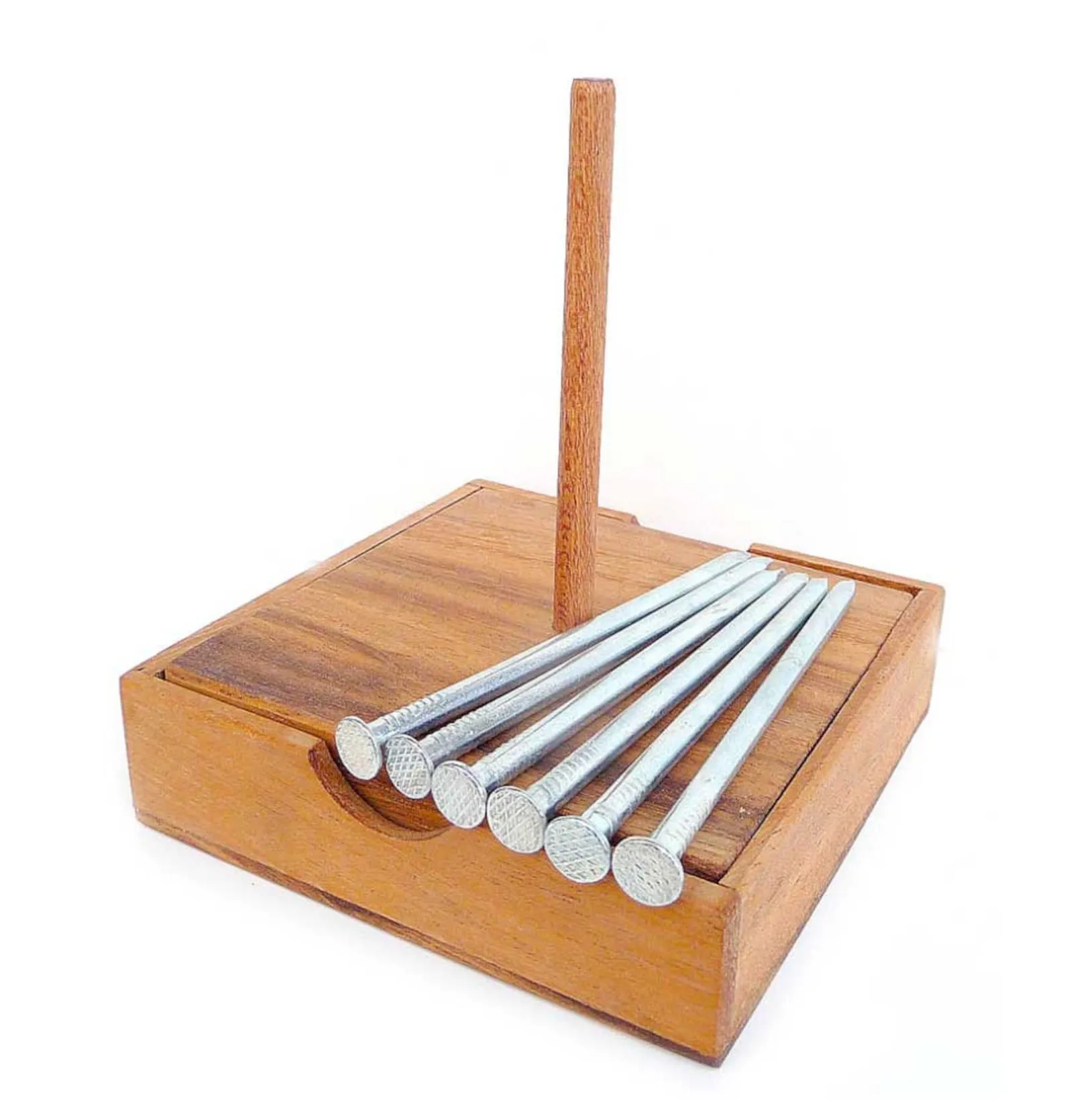 Nails - Wooden Brain Teaser - Difficulty 5/6 Incredible - Euclide Collection