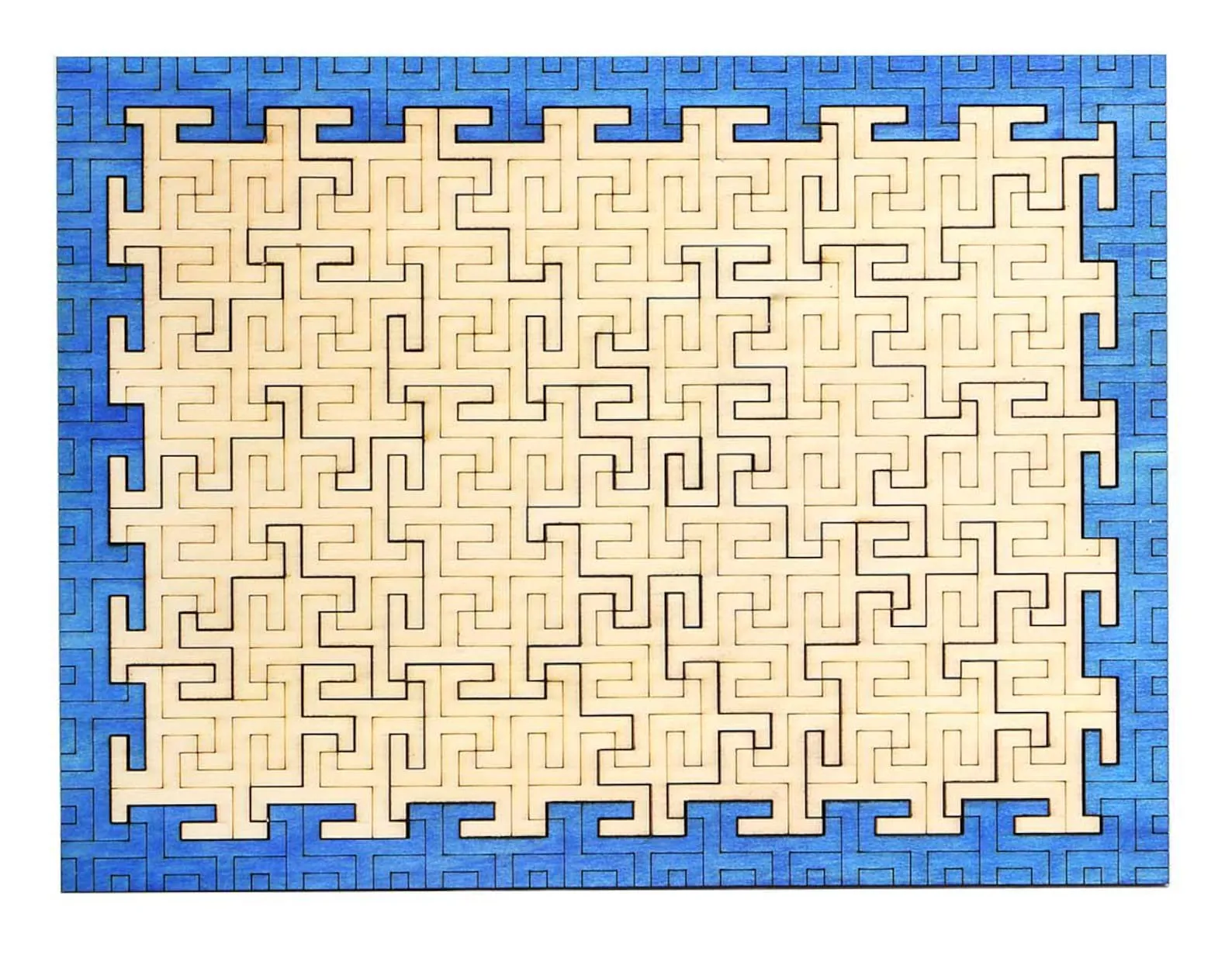 Greek Puzzle - Geometrical Brain Teaser - Difficulty 4/6 Extreme - Euclide Collection