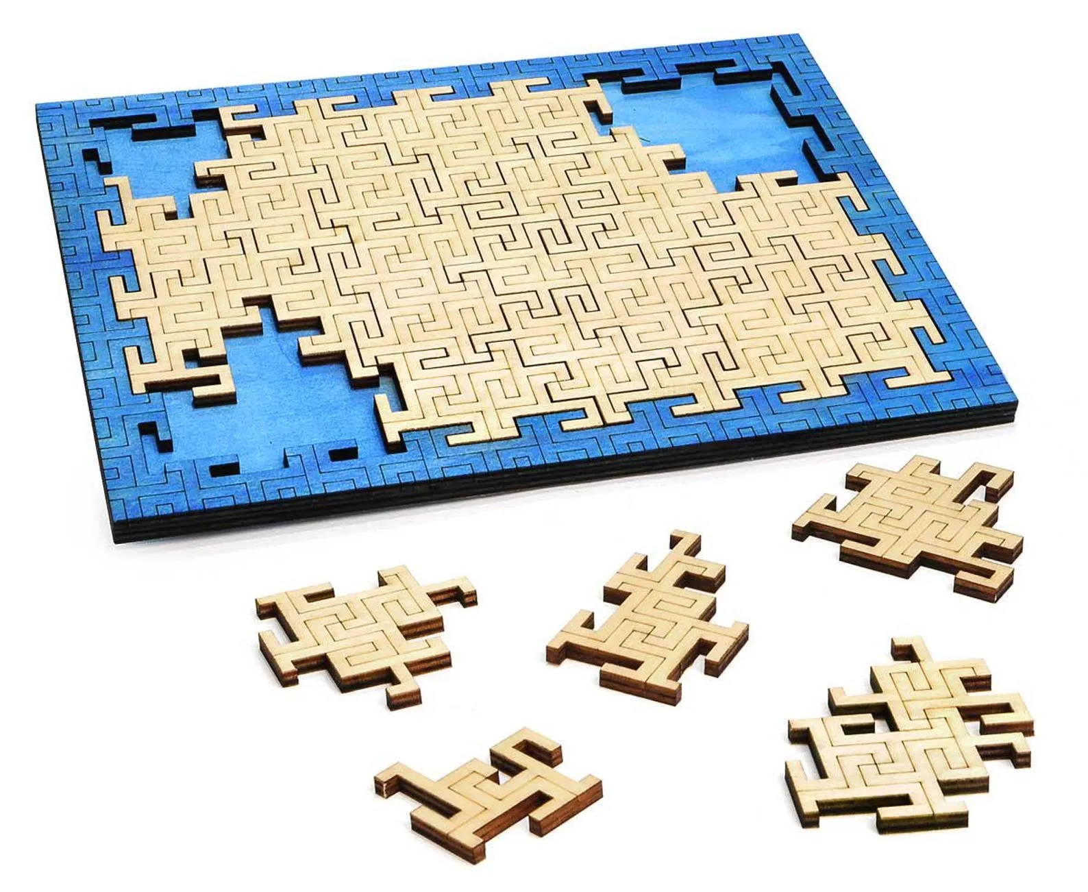 Greek Puzzle - Geometrical Brain Teaser - Difficulty 4/6 Extreme - Euclide Collection - Image 2