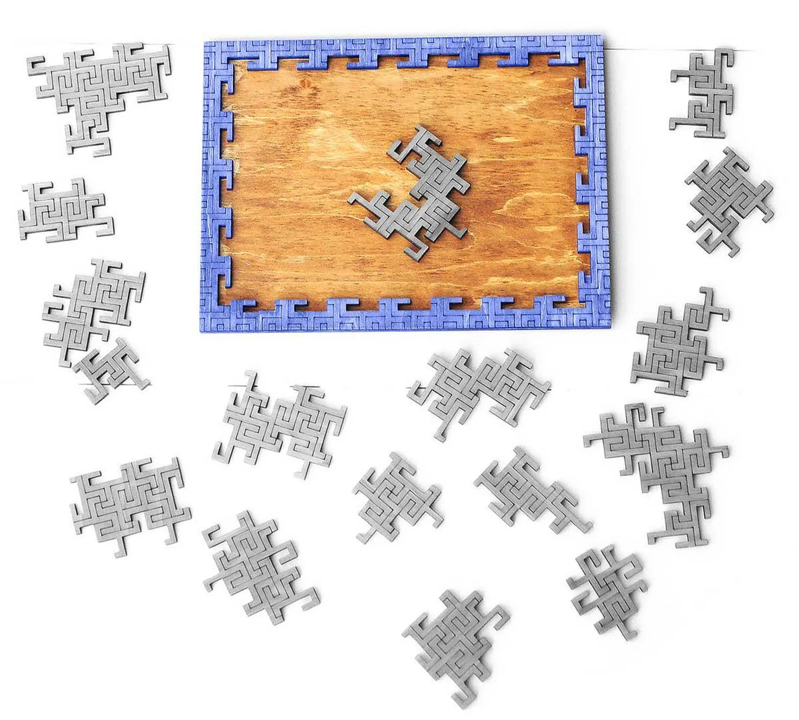 Greek Puzzle - Geometrical Brain Teaser - Difficulty 4/6 Extreme - Euclide Collection - Image 4