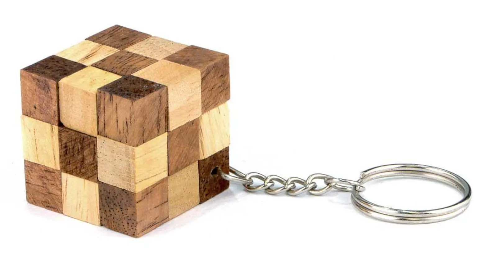 Mini Snake - 3D Brain Teaser in Fine Wood - Difficulty 3/6 Hard - Leonardo da Vinci Collection
