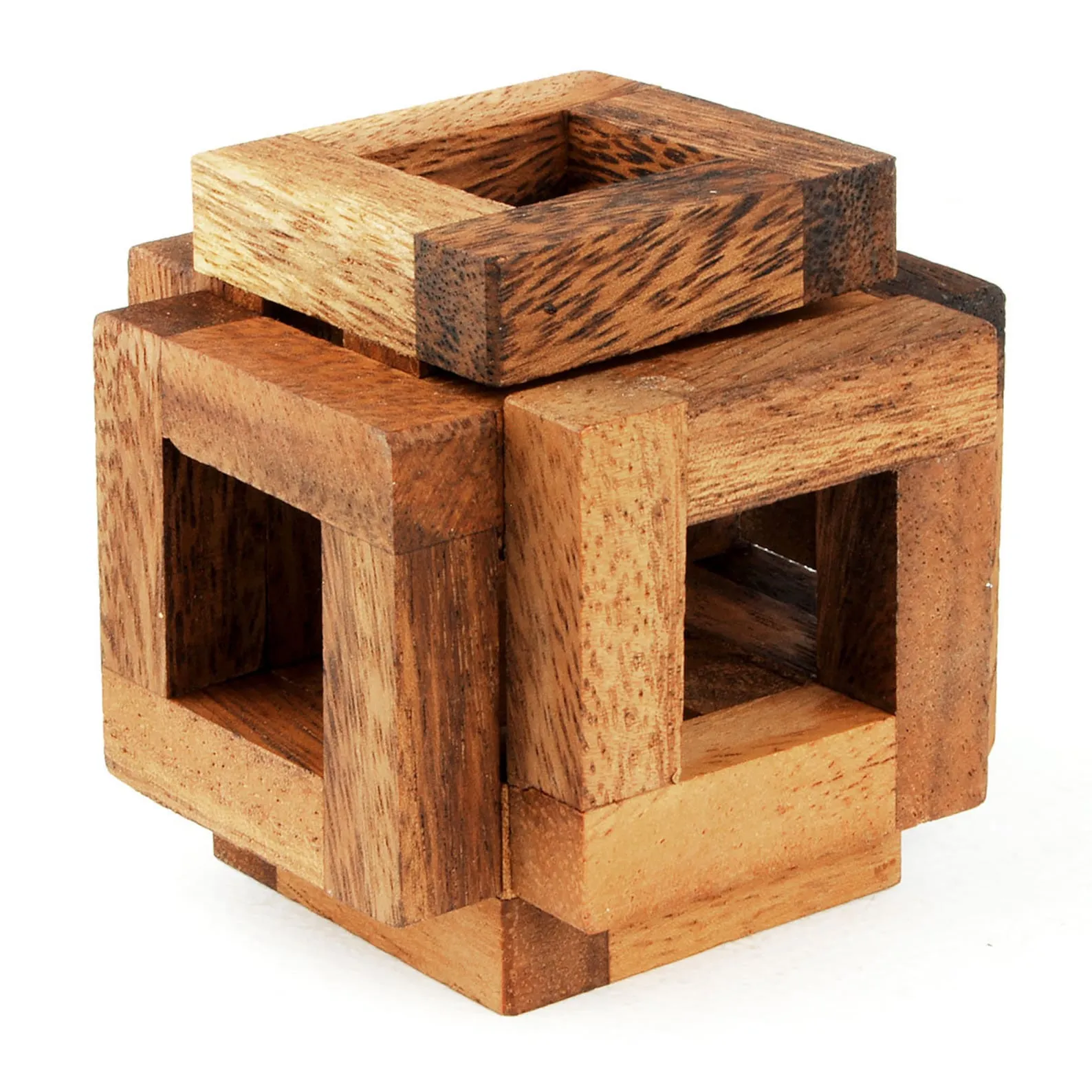 Ter Cube - 3D Wooden Brain Teaser - Difficulty 5/6 Incredible - Leonardo da Vinci Collection
