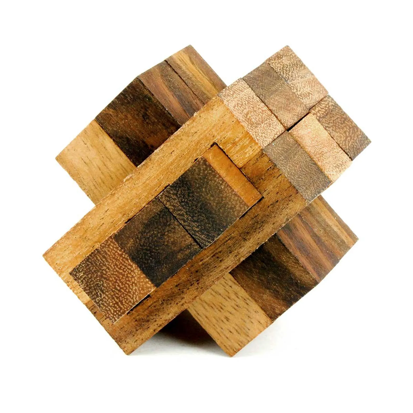 Everest - 3D Brain Teaser in Fine Wood - Difficulty 4/6 Extreme - Leonardo da Vinci Collection - Image 3