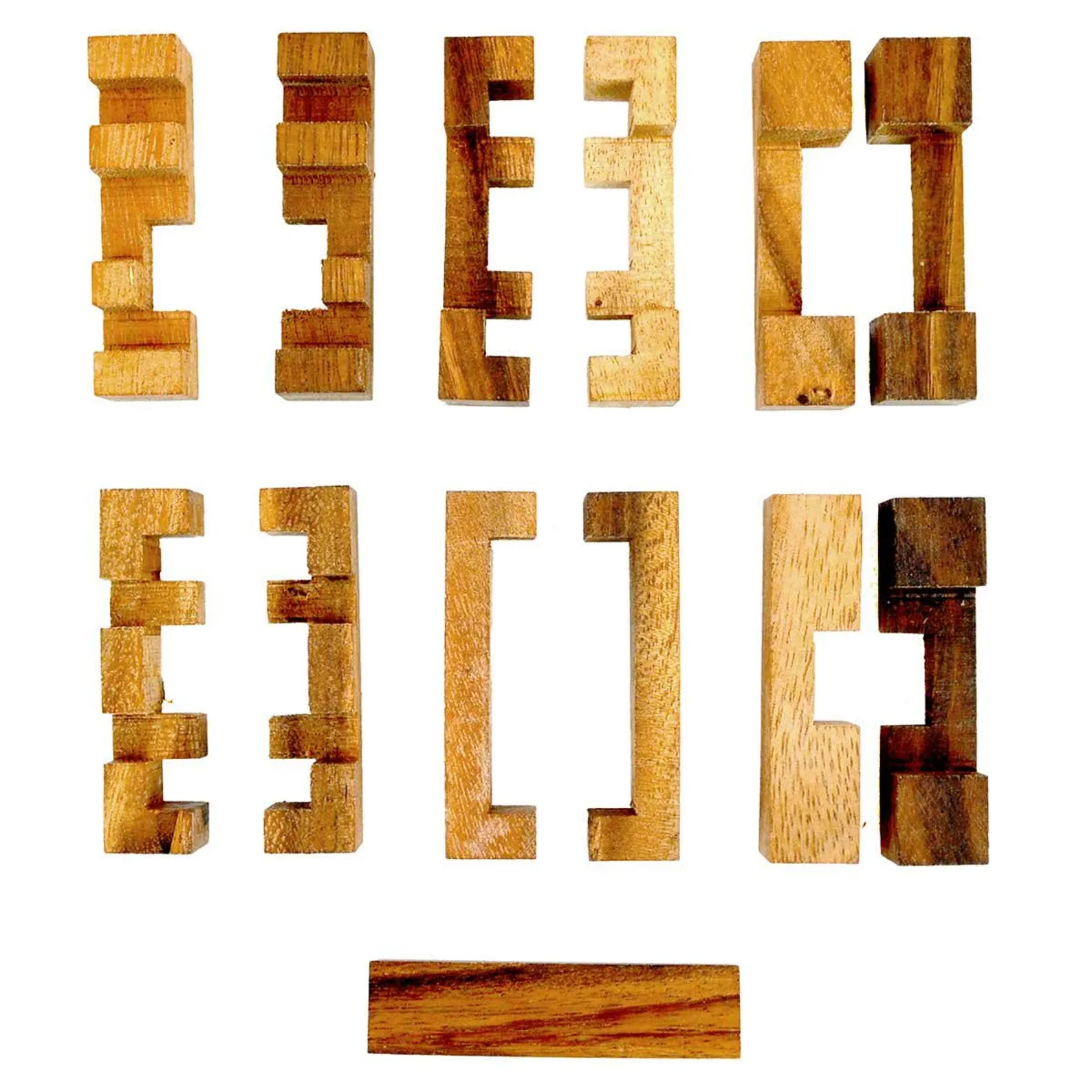 Everest - 3D Brain Teaser in Fine Wood - Difficulty 4/6 Extreme - Leonardo da Vinci Collection - Image 4