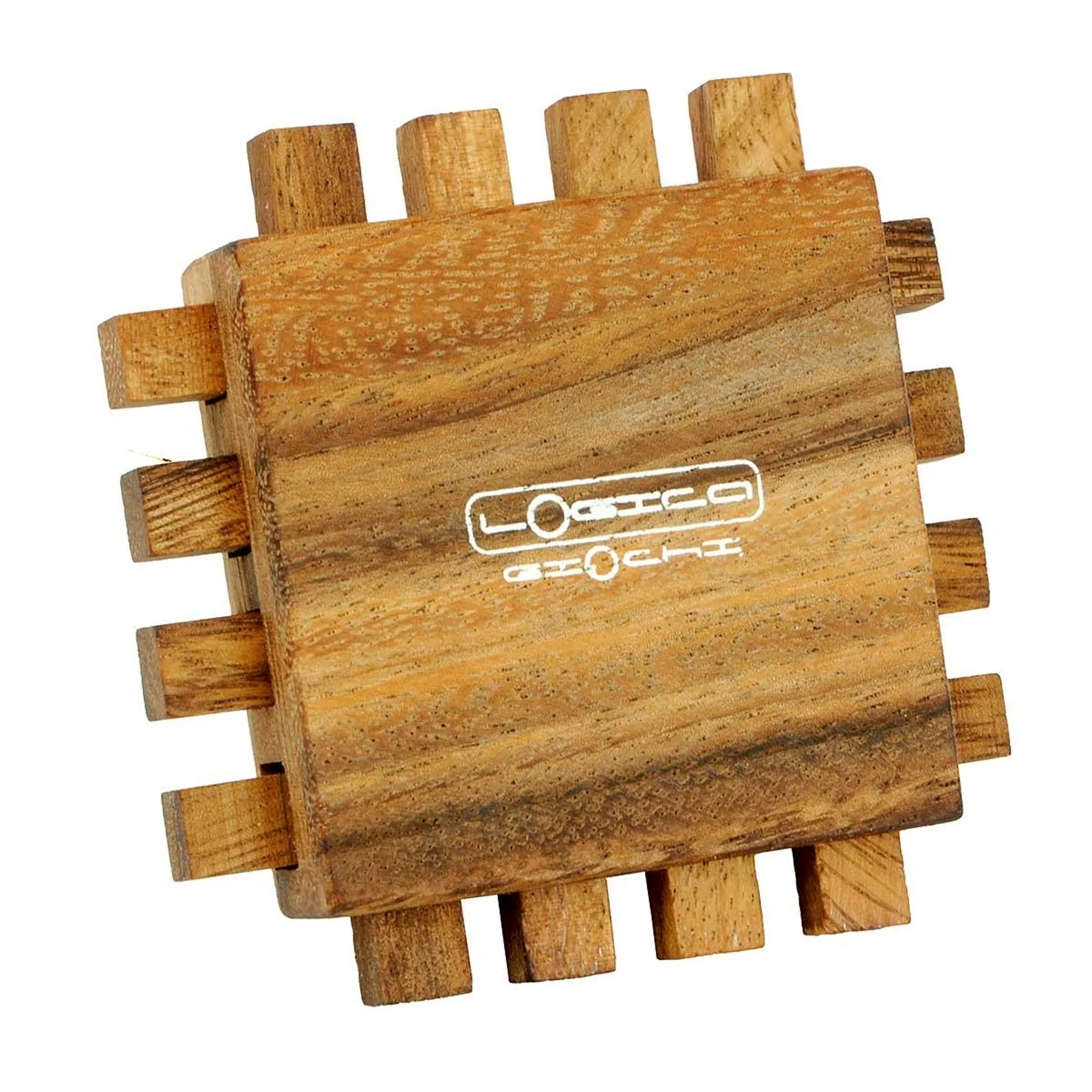 Chip - Brain Teaser in Fine Wood - Difficulty 3/6 Hard - Leonardo da Vinci Collection