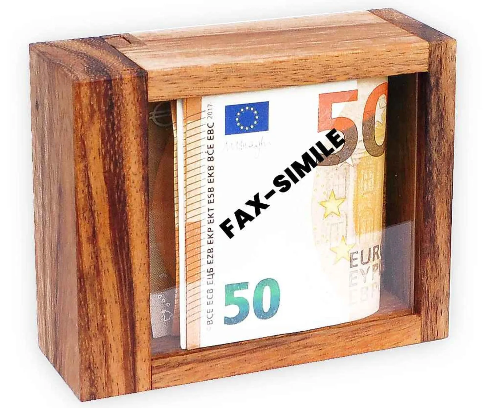 Tricky Safe XL - Wooden Puzzle Box - Secret Box - Difficulty 5/6 Incredible - Leonardo da Vinci Collection