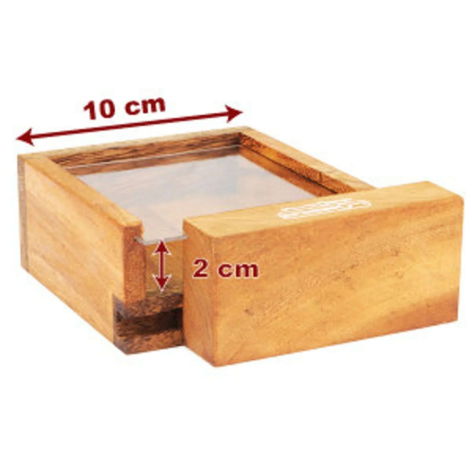 Tricky Safe XL - Wooden Puzzle Box - Secret Box - Difficulty 5/6 Incredible - Leonardo da Vinci Collection - Image 2