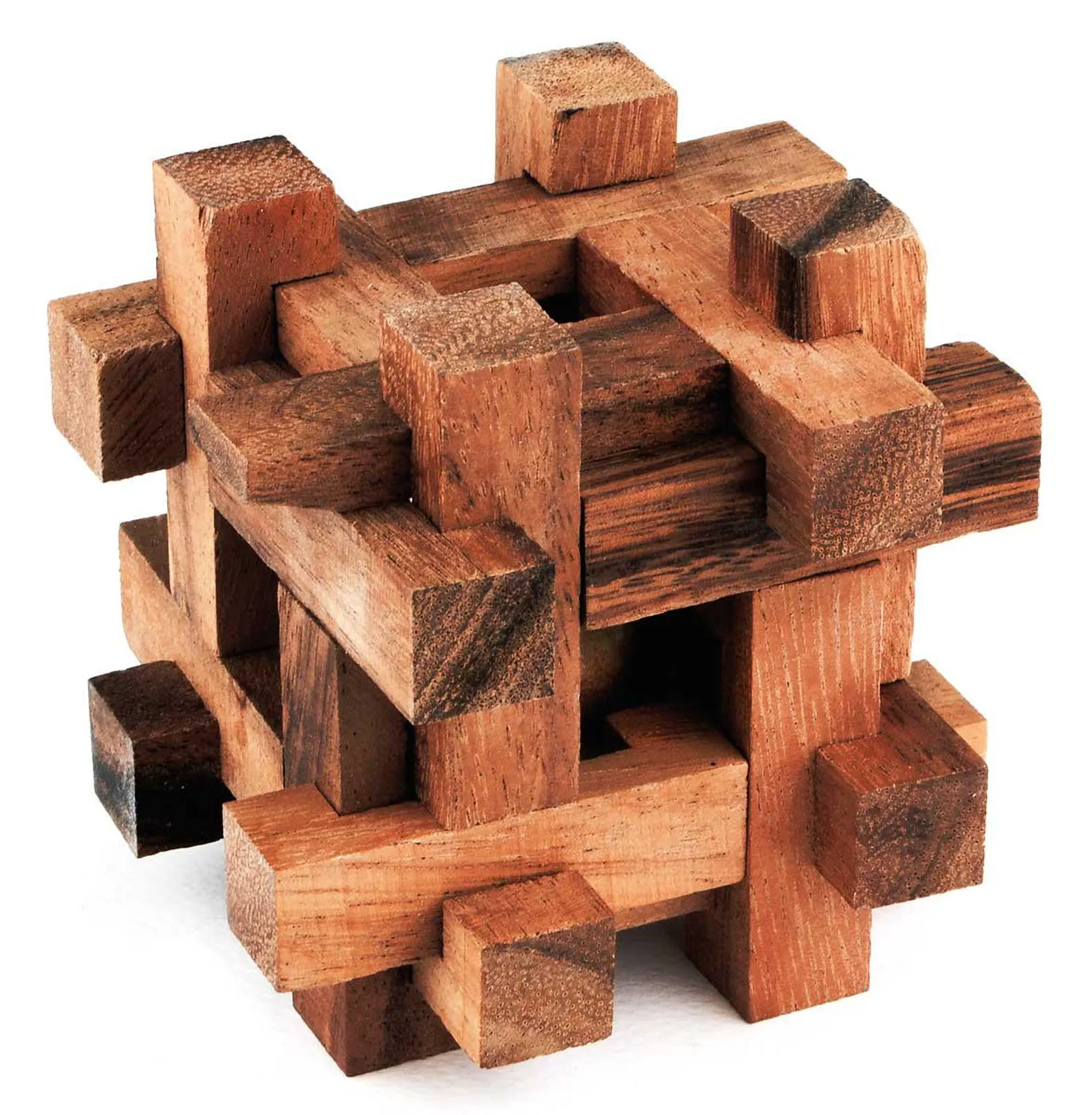 Cage - 3D Wooden Brain Teaser - Difficulty 4/6 Extreme - Leonardo da Vinci Collection - Image 2