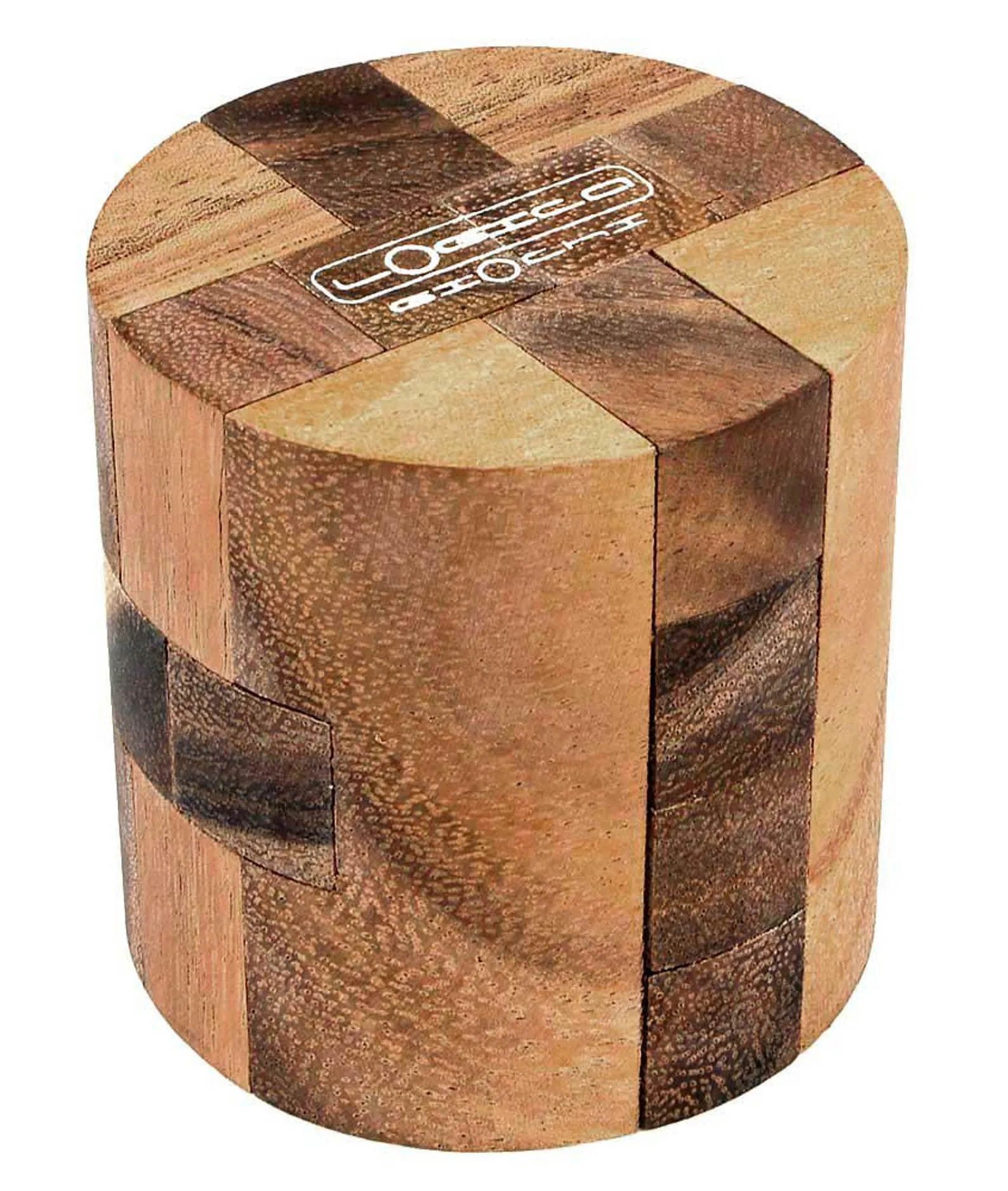 Magic Cylinder - 3D Brain Teaser in Fine Wood - Difficulty 3/6 Hard - Leonardo da Vinci Collection