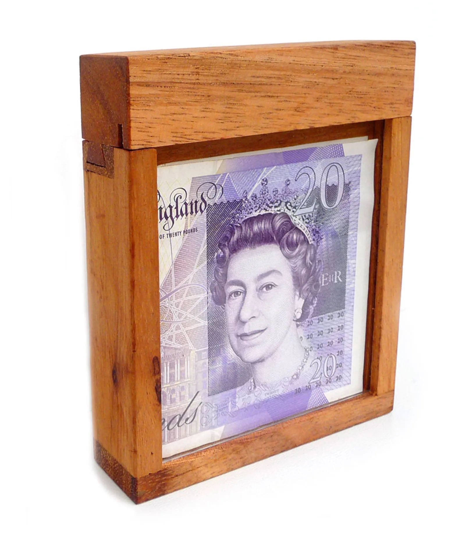 Tricky Safe M - Wooden Brain Teaser - Secret Safe - Difficulty 5/6 Incredible - Leonardo da Vinci Collection - Image 4