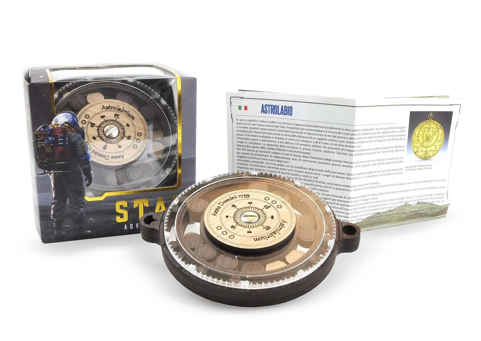 The astrolabe - Wooden Labyrinth Puzzle - Difficulty 4/6 Extreme - Star Adventures Series - Image 4