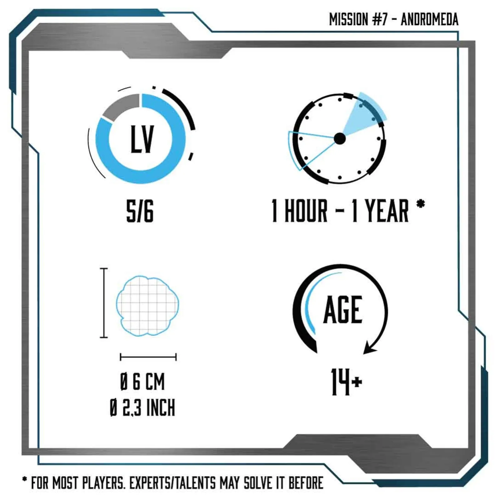 Andromeda Galaxy - Aluminium Puzzle - Difficulty 5/6 Incredible - Star Adventures Series - Image 4