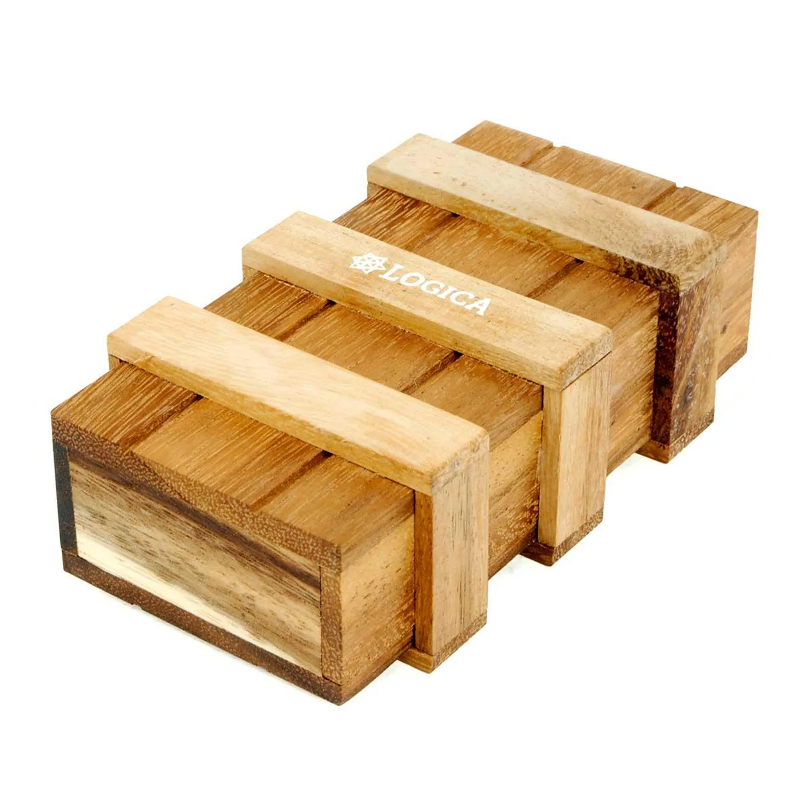 Double Pandora Box - Wooden Brain Teaser - Secret Box - Difficulty 3/6 Hard - Magic Money Box - Leonardo da Vinci Collection - Image 3