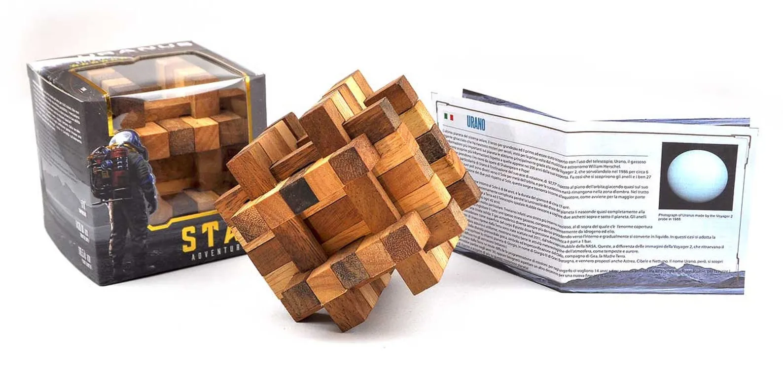 Uranus - 3D Wooden Brain Teaser - Difficulty 6/6 Expert - Star adventure Collection - Image 6