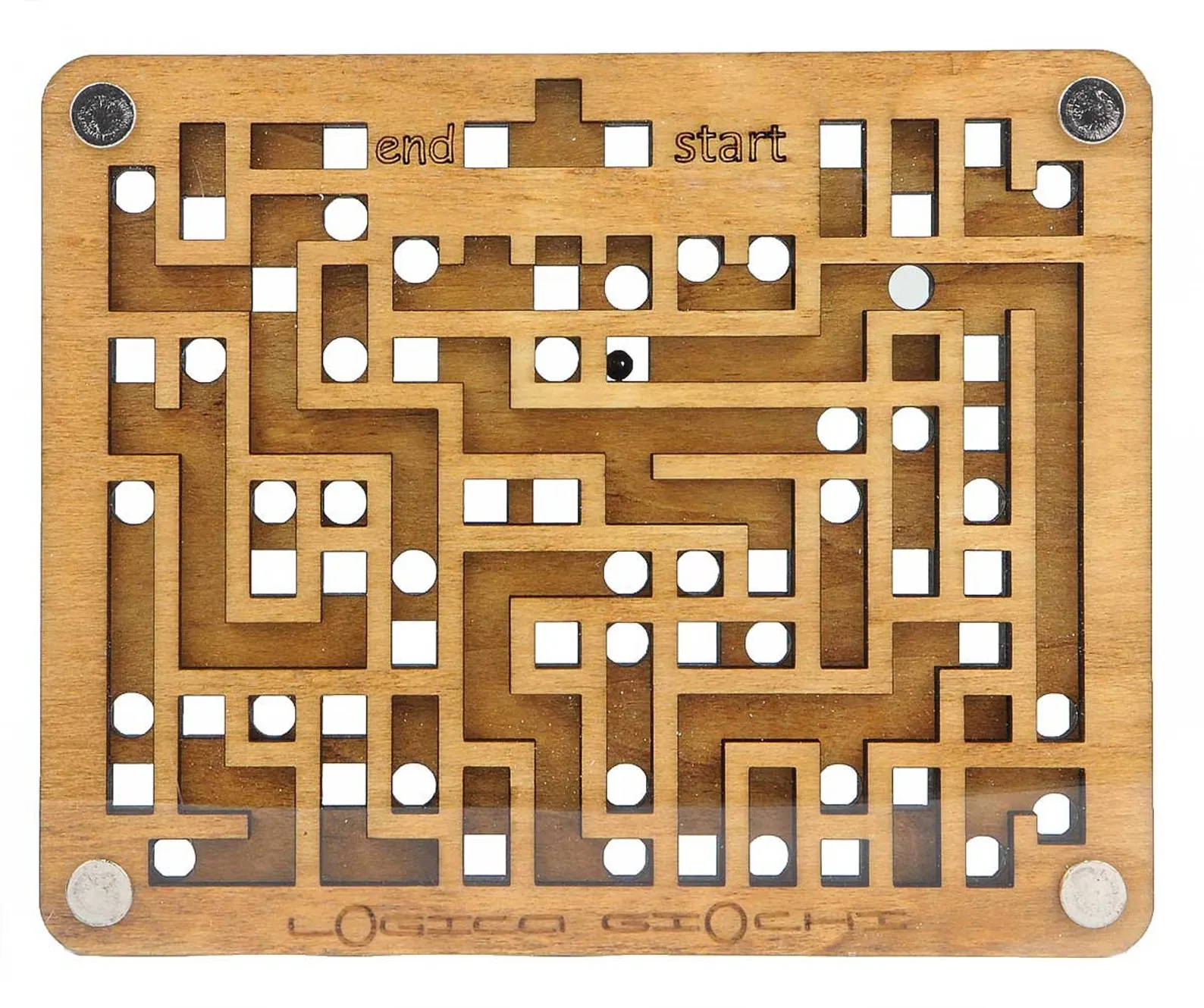 Knossos Labyrinth - Wooden Brain Teaser - Difficulty 5/6 Incredible - Euclide Series