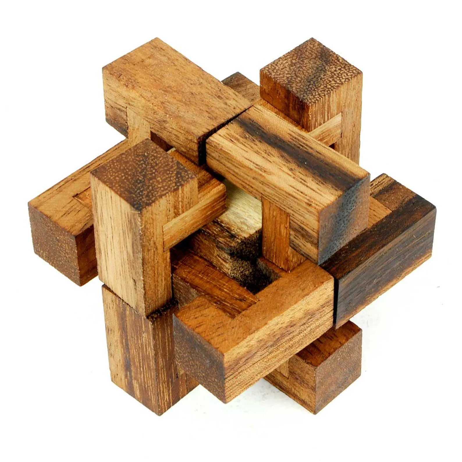 Trap - 3D Wooden Brain Teaser - Difficulty 5/6 Incredible - Leonardo da Vinci Collection