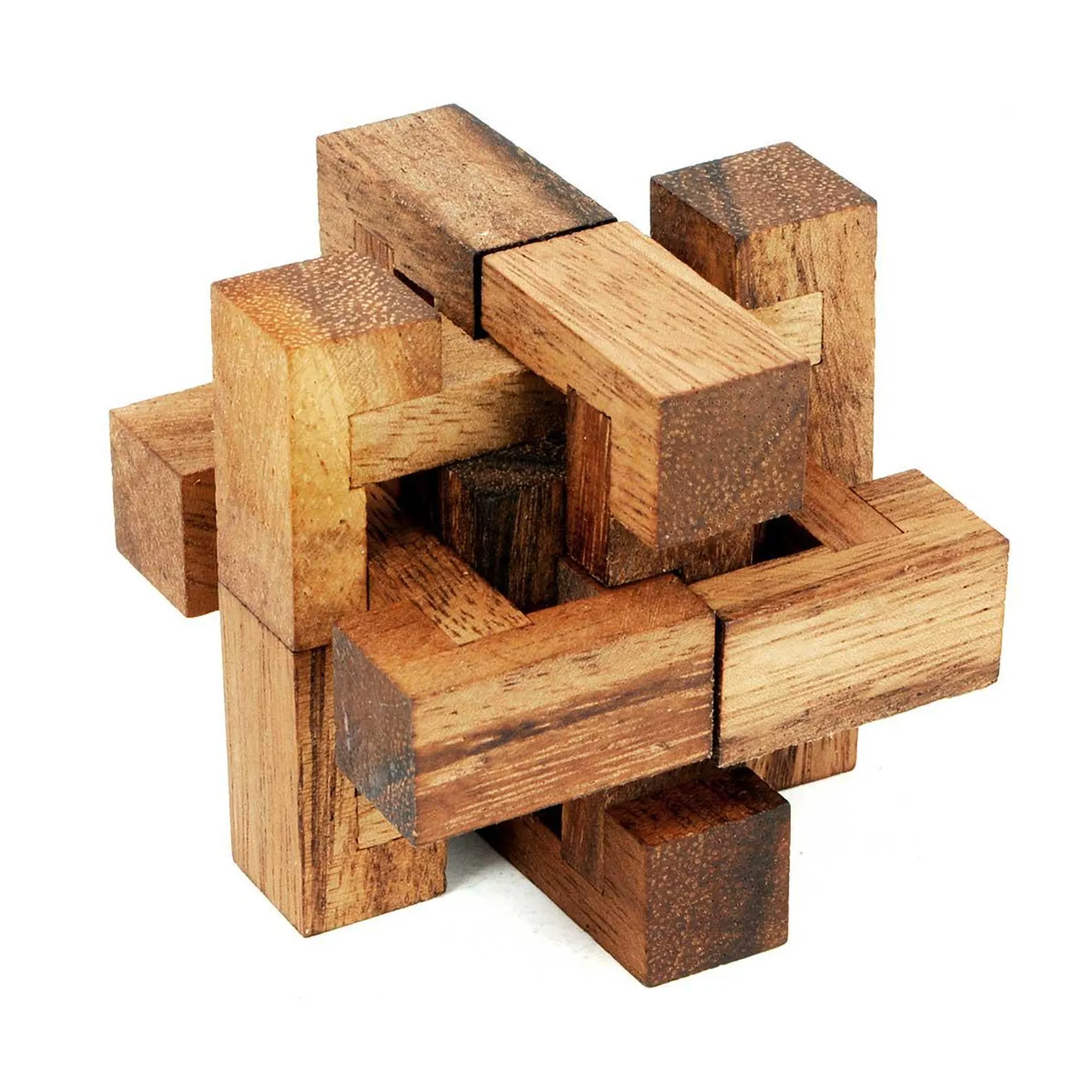 Trap - 3D Wooden Brain Teaser - Difficulty 5/6 Incredible - Leonardo da Vinci Collection - Image 2