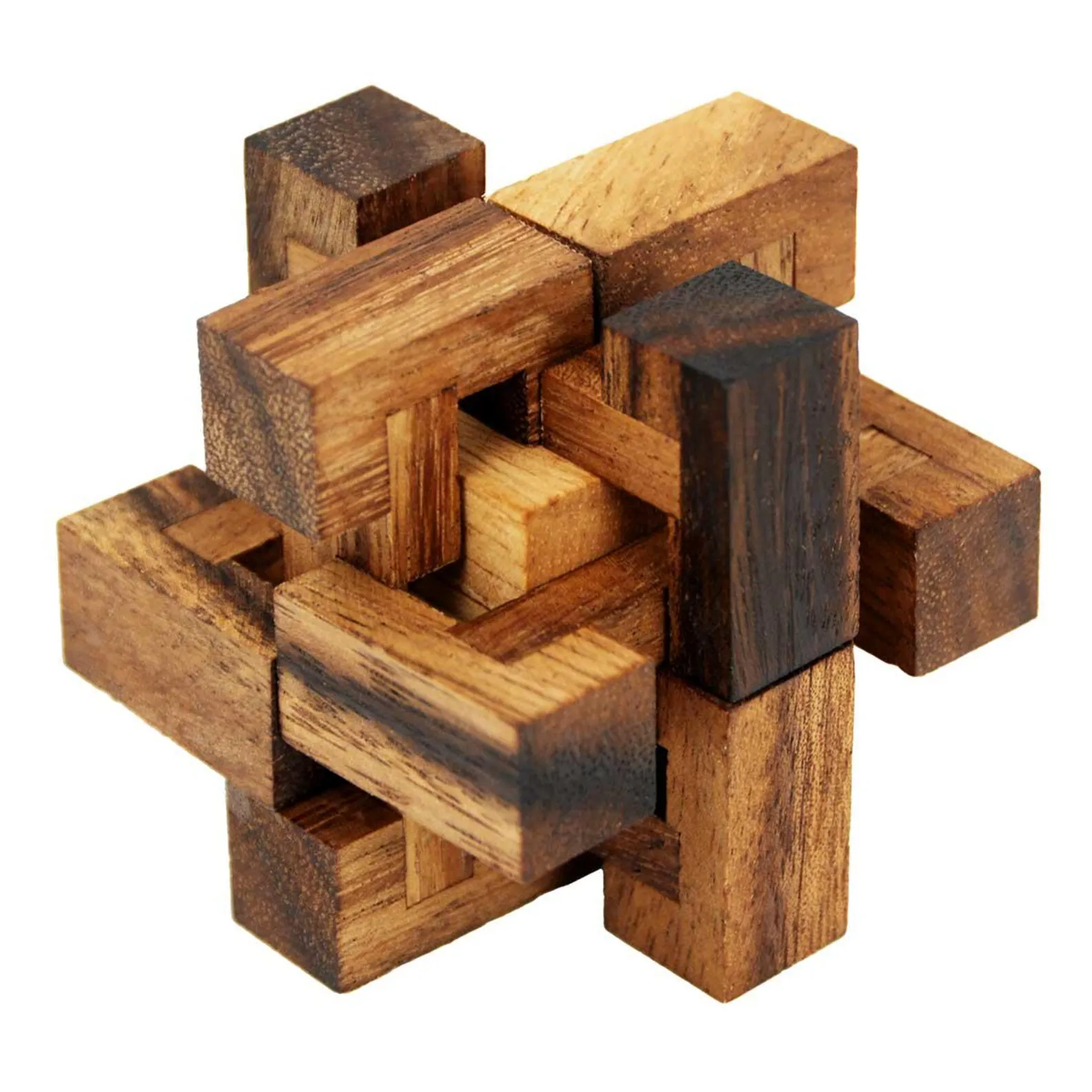 Trap - 3D Wooden Brain Teaser - Difficulty 5/6 Incredible - Leonardo da Vinci Collection - Image 3