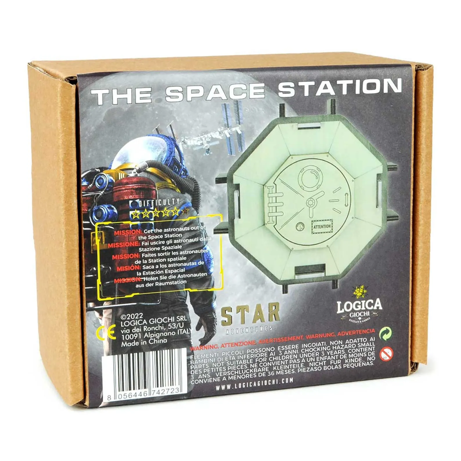 Space Station - Secret Box - Wooden Brain Teaser - Difficulty 5/6 Incredible - Star Adventures Series - Image 5