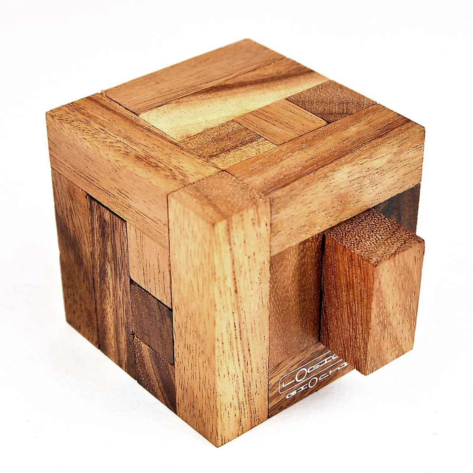 Vitruvian Cube - 3D Wooden Brain Teaser - Difficulty 5/6 Incredible - Leonardo da Vinci Collection - Image 3