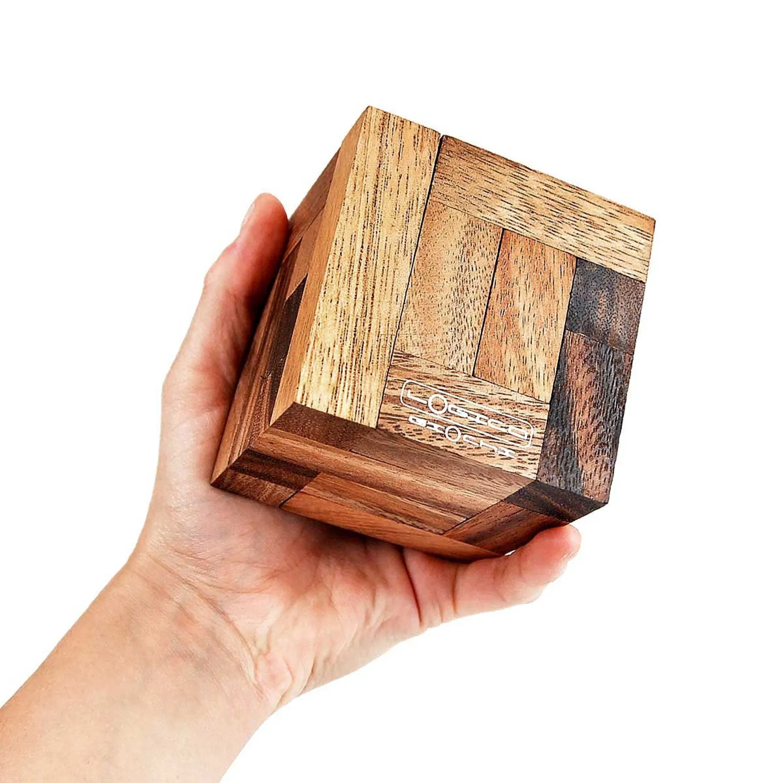 Vitruvian Cube - 3D Wooden Brain Teaser - Difficulty 5/6 Incredible - Leonardo da Vinci Collection - Image 4