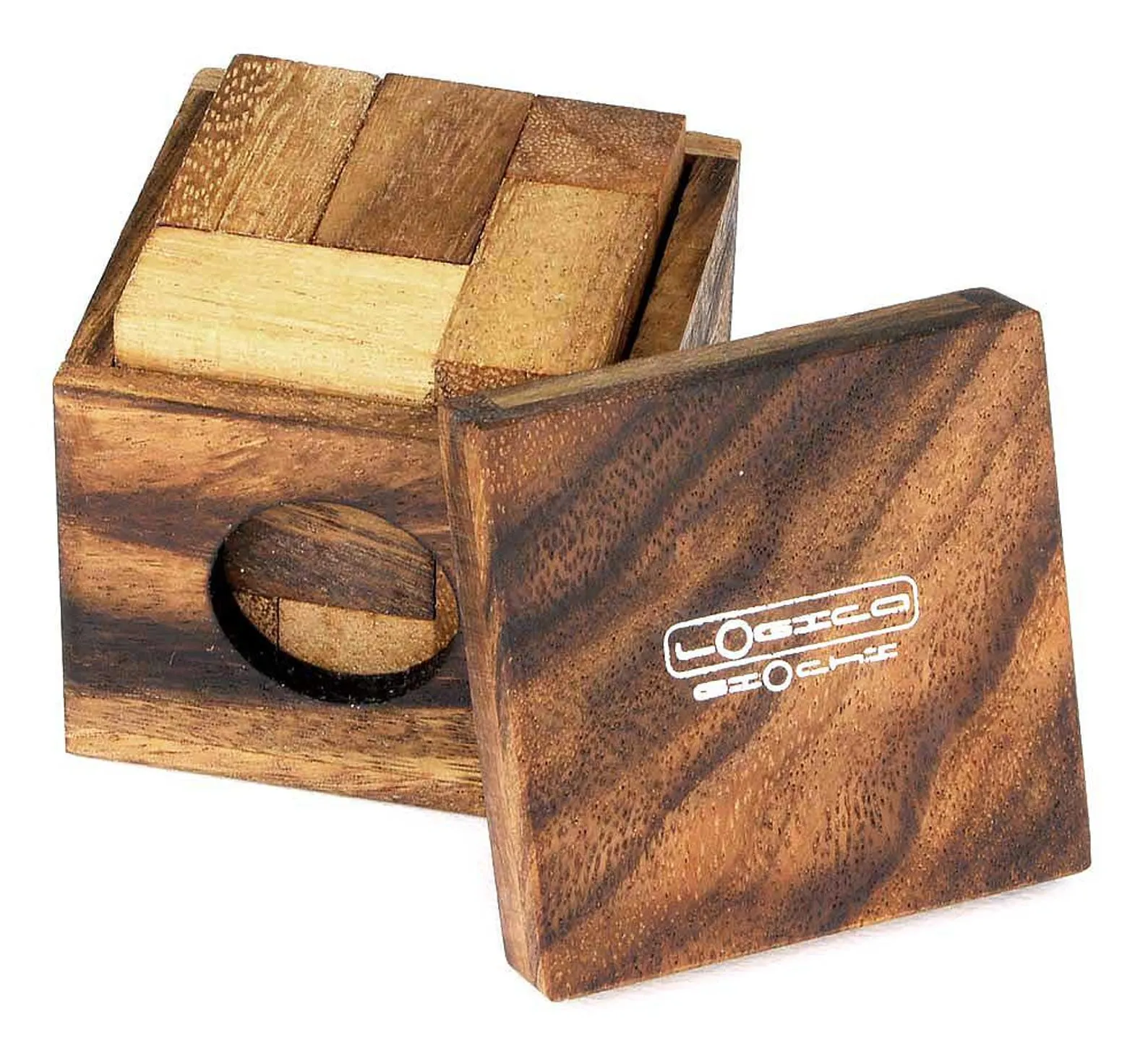 Da Vinci Bricks M, S and double - 3D Wooden Brain Teaser - Difficulty HARD 3/6 + EXTREME 4/6 - Leonardo da Vinci Collection - Image 7