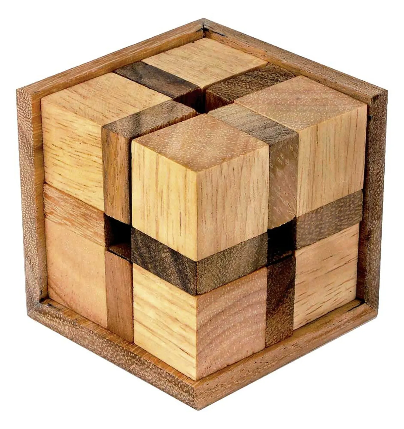 Diabolik - 3D Brain Tesaer in Fine Wood - Difficulty 4/6 EXTREME - Leonardo da Vinci Collection