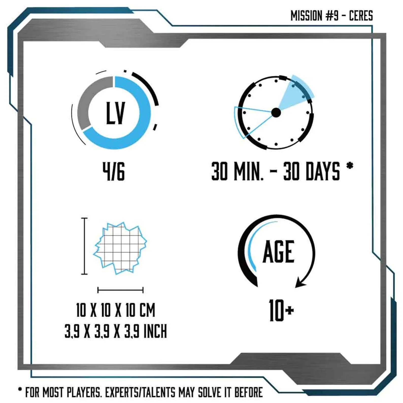 Ceres - 3D Wooden Brain Teaser - Difficulty 4/6 Extreme - Star adventure Collection - Image 8
