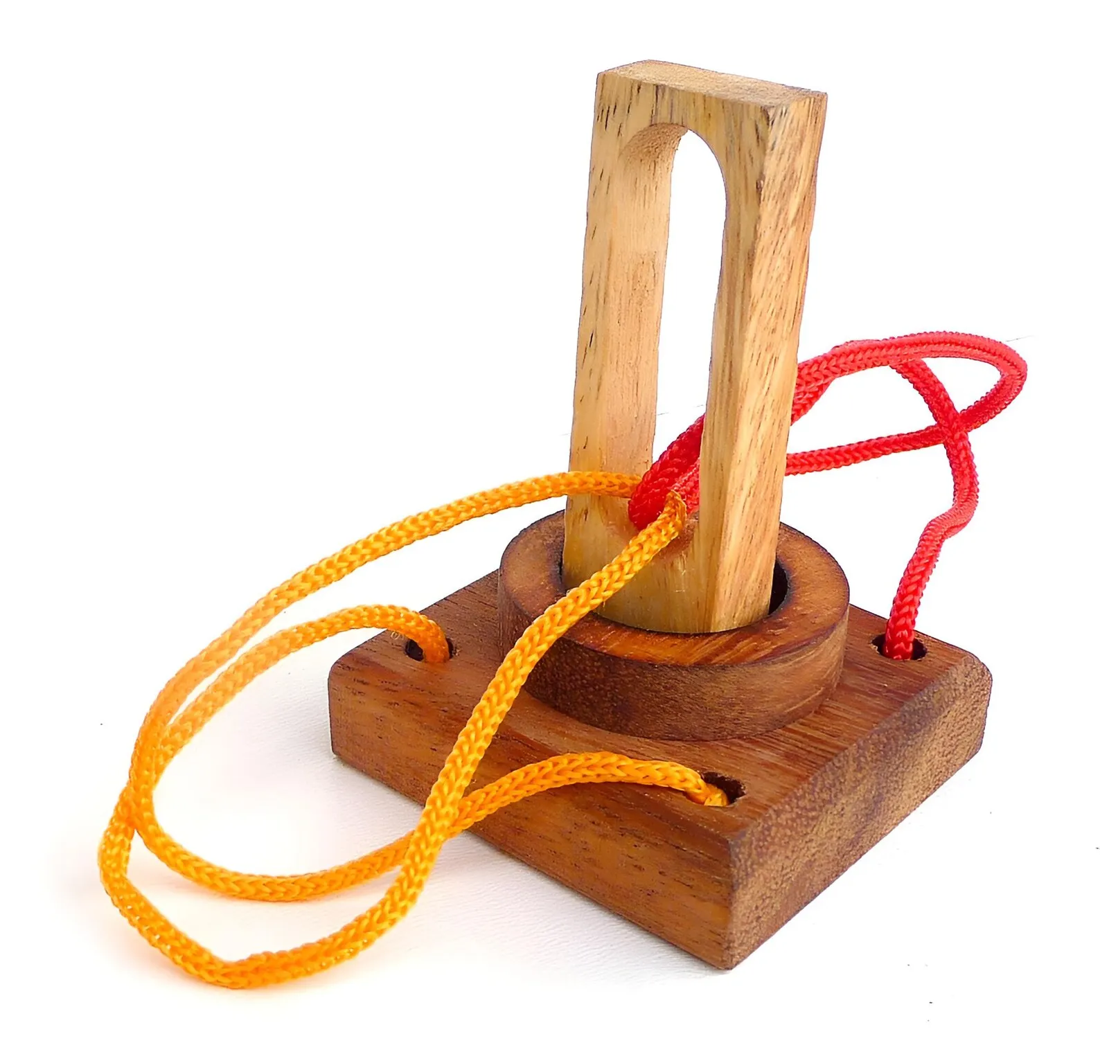 Pillar - 3D Brain Teaser in Fine Wood - Difficulty: Medium 2/6 - Leonardo da Vinci Collection