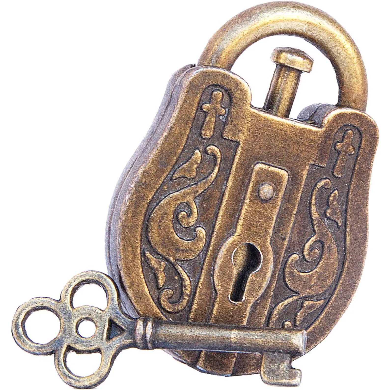 Costantinople Padlock - Secret Padlock in Metal - Difficulty 3/6 Hard - Travelers Collection